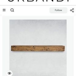 Fireplace Mantle, Needs To Be Repaired 