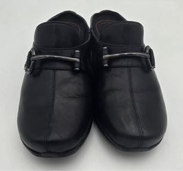 Rockport Black Waterproof Bit Loafer Mules - Men's 9