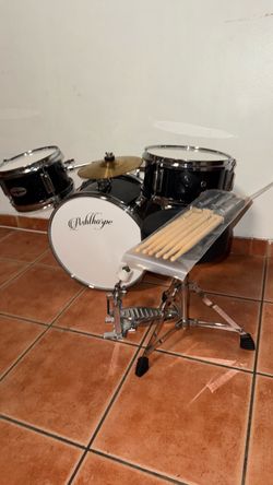 Ashthorpe three-piece complete kids drum set