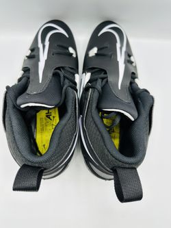 Nike Alpha Menace Pro Mid Football Cleats Black Mens Size 11 New