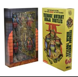 SDCC 2023 NECA TMNT Teenage Mutant Ninja Turtles Samurai Figure Set