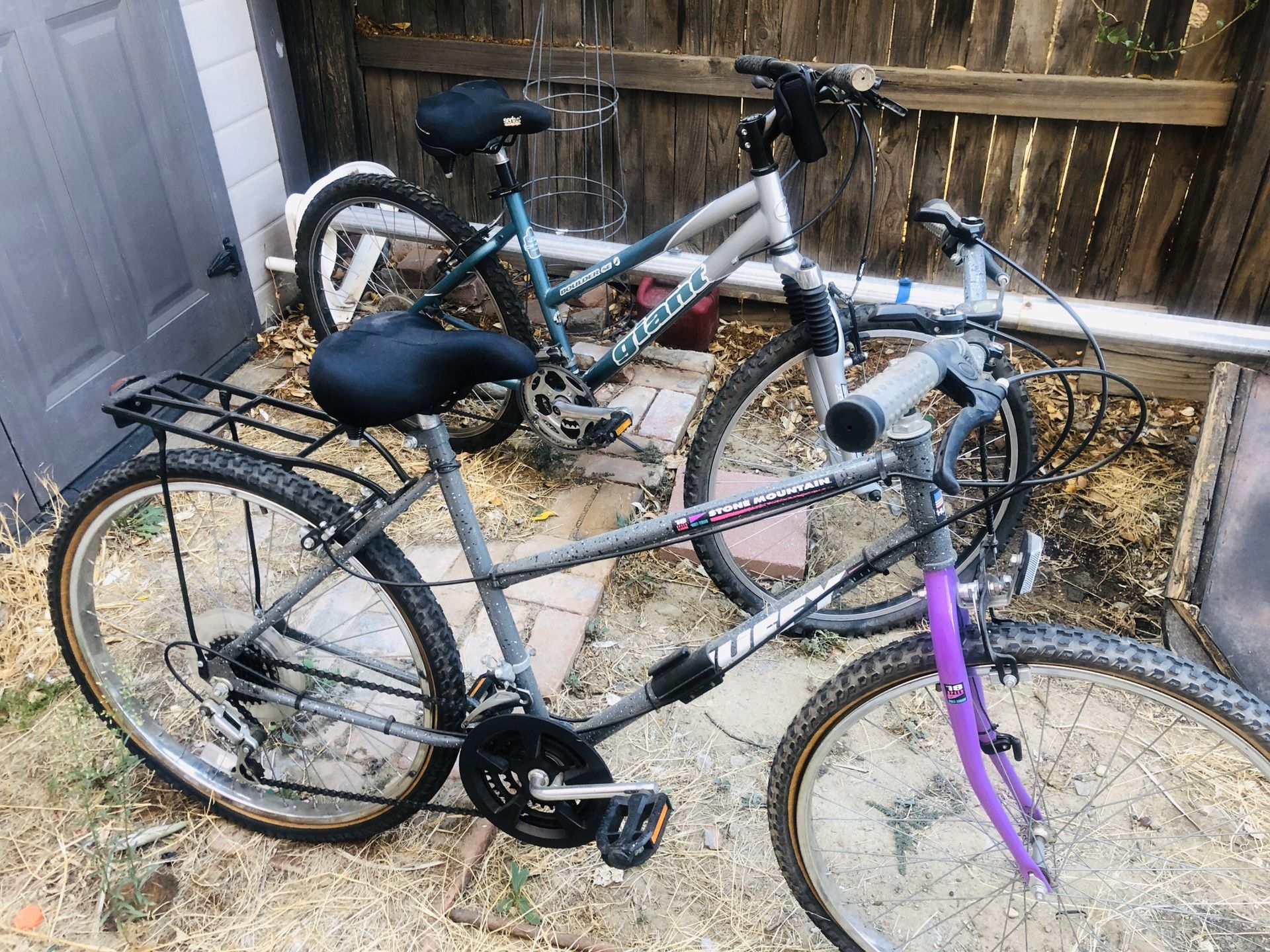 Two Mountain Bikes