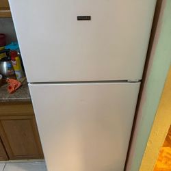 hot point or GE fridge  28 inches white great condition warranty ready to deliver warranty..$375...located at 301 saundview ave bronx NY 10473