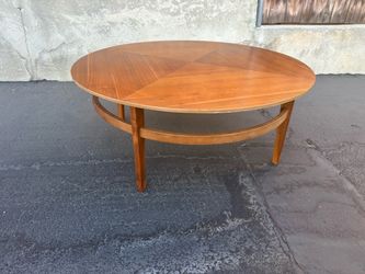 Magnolia Home Miller Walnut Round Coffee Table By Joanna Gaines