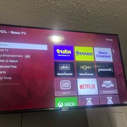 TCL 50” CLASS 4-SERIES 4K UHD HDR ROKU SMART TV 