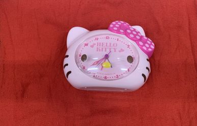 Sanrio Hello Kitty Plastic Alarm Clock