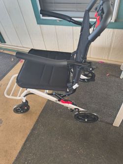 Compact folding wheel chair
