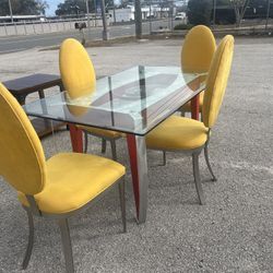 Glass Dining  Table 