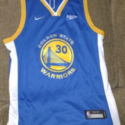 Stephen Curry golden State Warriors Nike Blue Jersey Mens Size Large NEW
