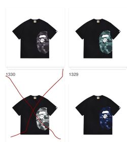 Three bape shirts 35 each