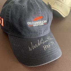 Dick Butkus Golf Hat Autographed 
