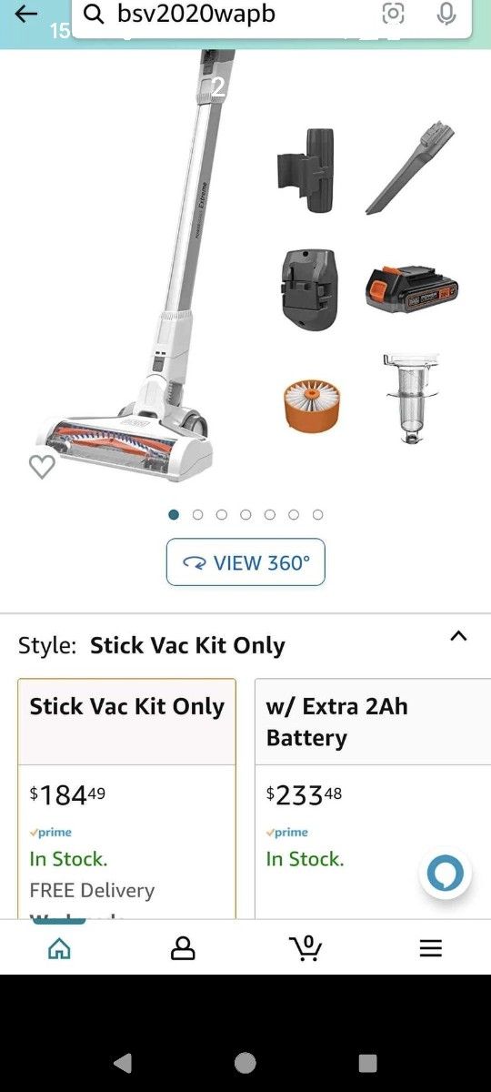 Black And Decker Cordless Vacuum 