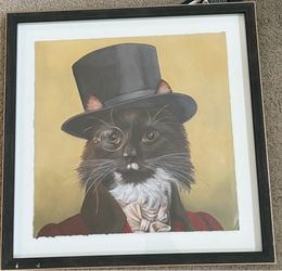 JIA Art - Carol Lew Original (Fancy Cat)