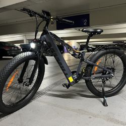 Electric Endurance Mountain E-Bike, 750w, 28mph, Throttle Or Pedal Assist 