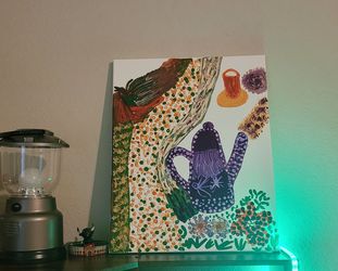 Painting Name: A Tea Garden