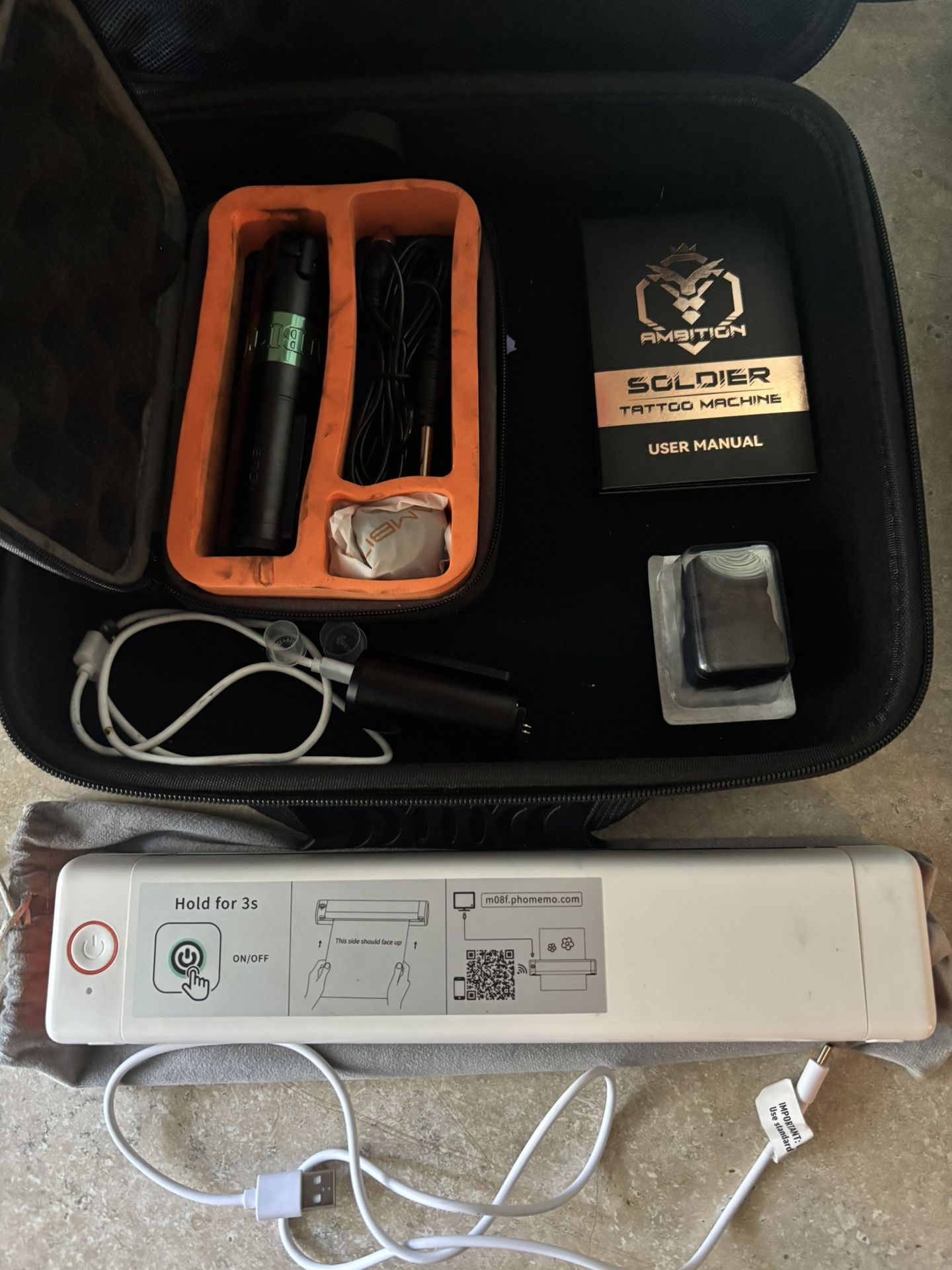 Tattoo Machine & Transfer Paper Bluetooth Printer