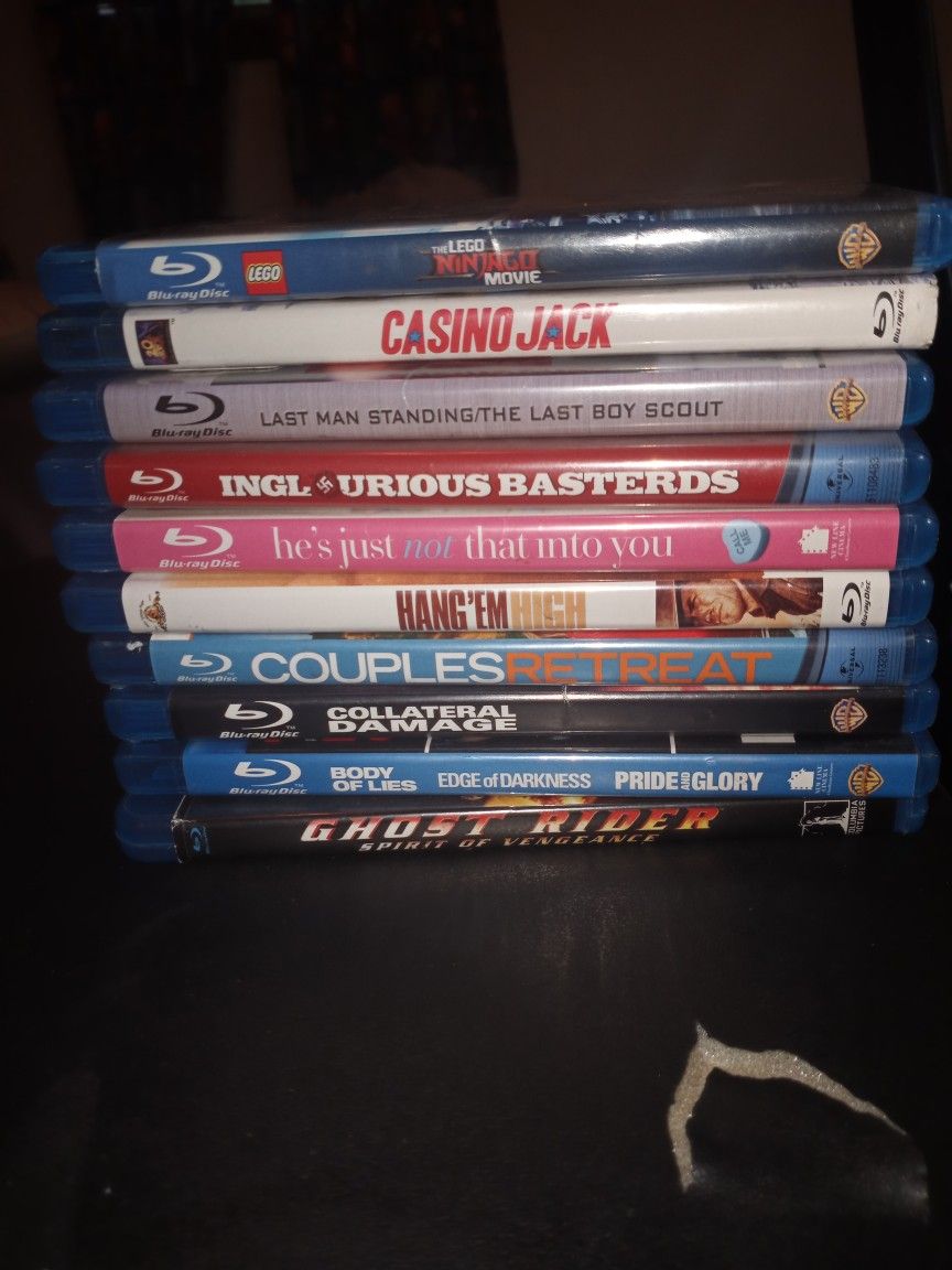 $4 Dollars Each Blu-ray DVDs