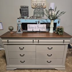 Refinished 8 Drawer Dresser