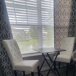 NEW Two white Chairs unused