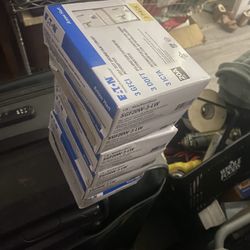 Eaton 20 -Amp 125-volt Tamper Resistant GFCI Residential Decorator Outlet , White 3 -Pack