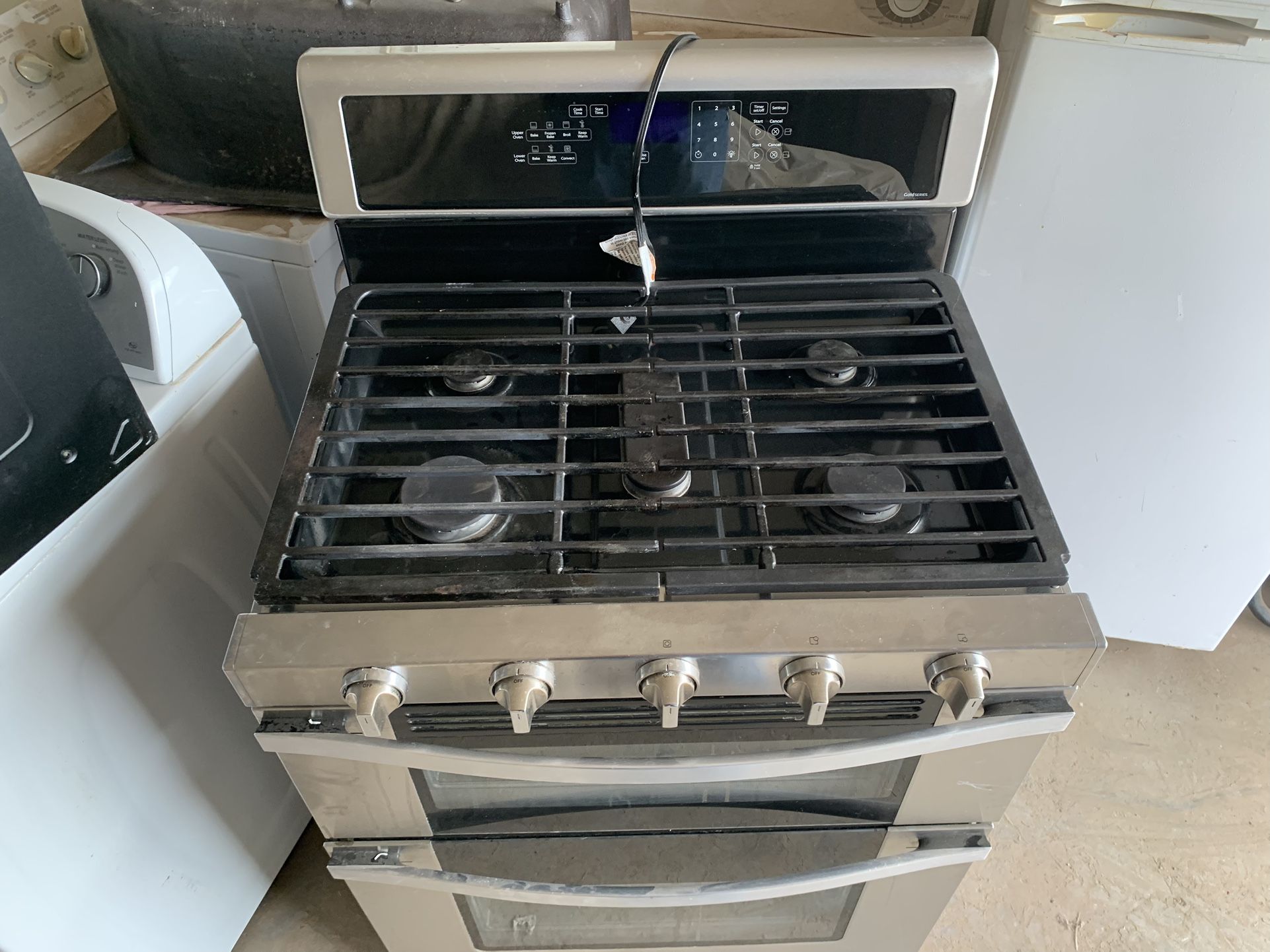 Whirlpool Gas Gold Series Dual Oven