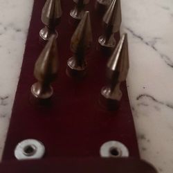 New Leather Dogs Spike Collar 