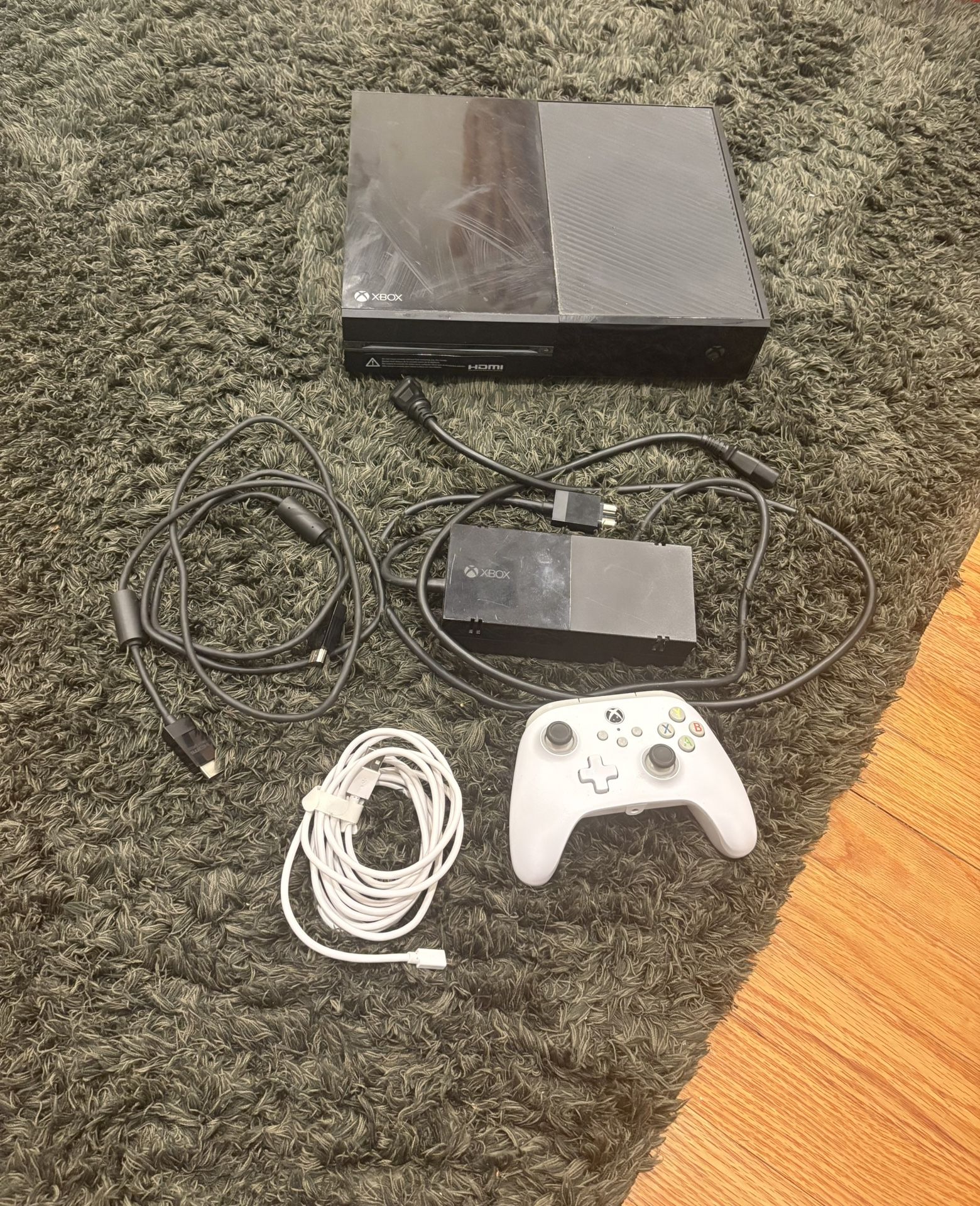Xbox One with wired controller