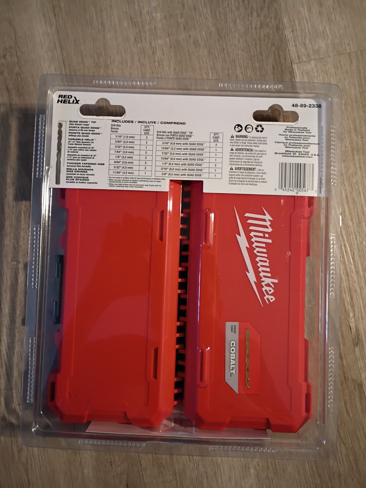 Drill Bit Set For Metal  Milwaukee 