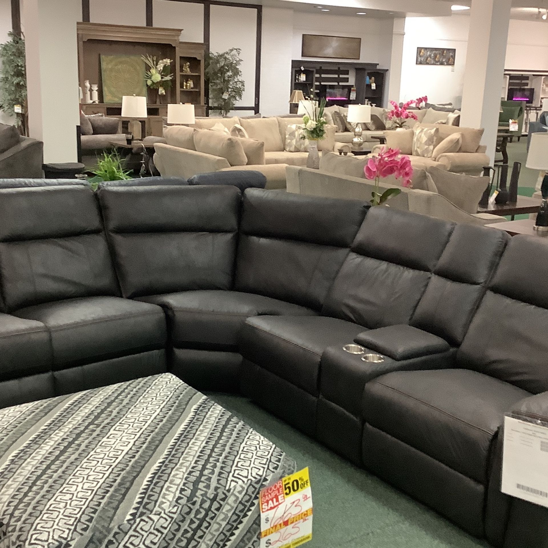 Black Power Sectional 