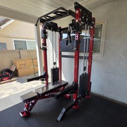 Vesta Pro Series 2in1 Squat Rack | Functional Trainer | 400lb Weight Stack | Commercial Grade | Gym Equipment | FREE DELIVERY🚚 🔴Plus SALES TAX 🔴