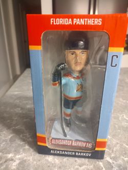 Florida Panthers Aleksander Barkov Retro-Reverse Bobblehead NHL Champion 2022-2023