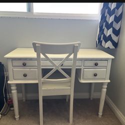 Wood Table and Chair