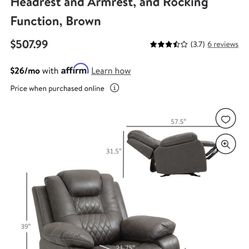 2 Recliner  Chairs 