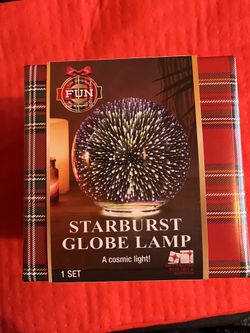 STARBURST GLOBE LAMP