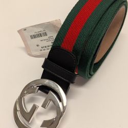 Gucci Canvas Belt 120-48, New