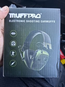 Electric shooting earmuffs