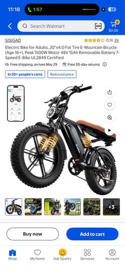 E bike still in the box