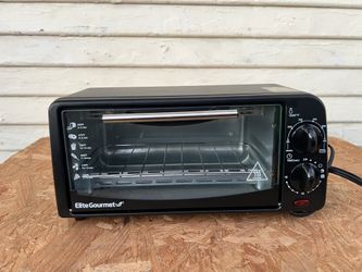 Elite Gourmet Personal Compact 2 Slice Countertop Toast Oven