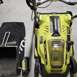 Ryobi Electric Lawn Mower 16in - 40v W/ Battery