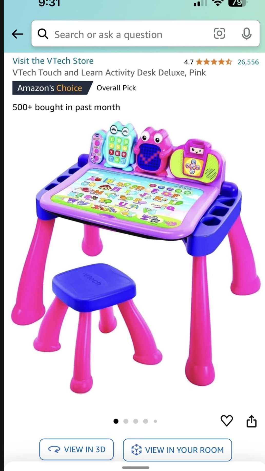 Vtech Touch & Learn Activity Desk Delux - NIB