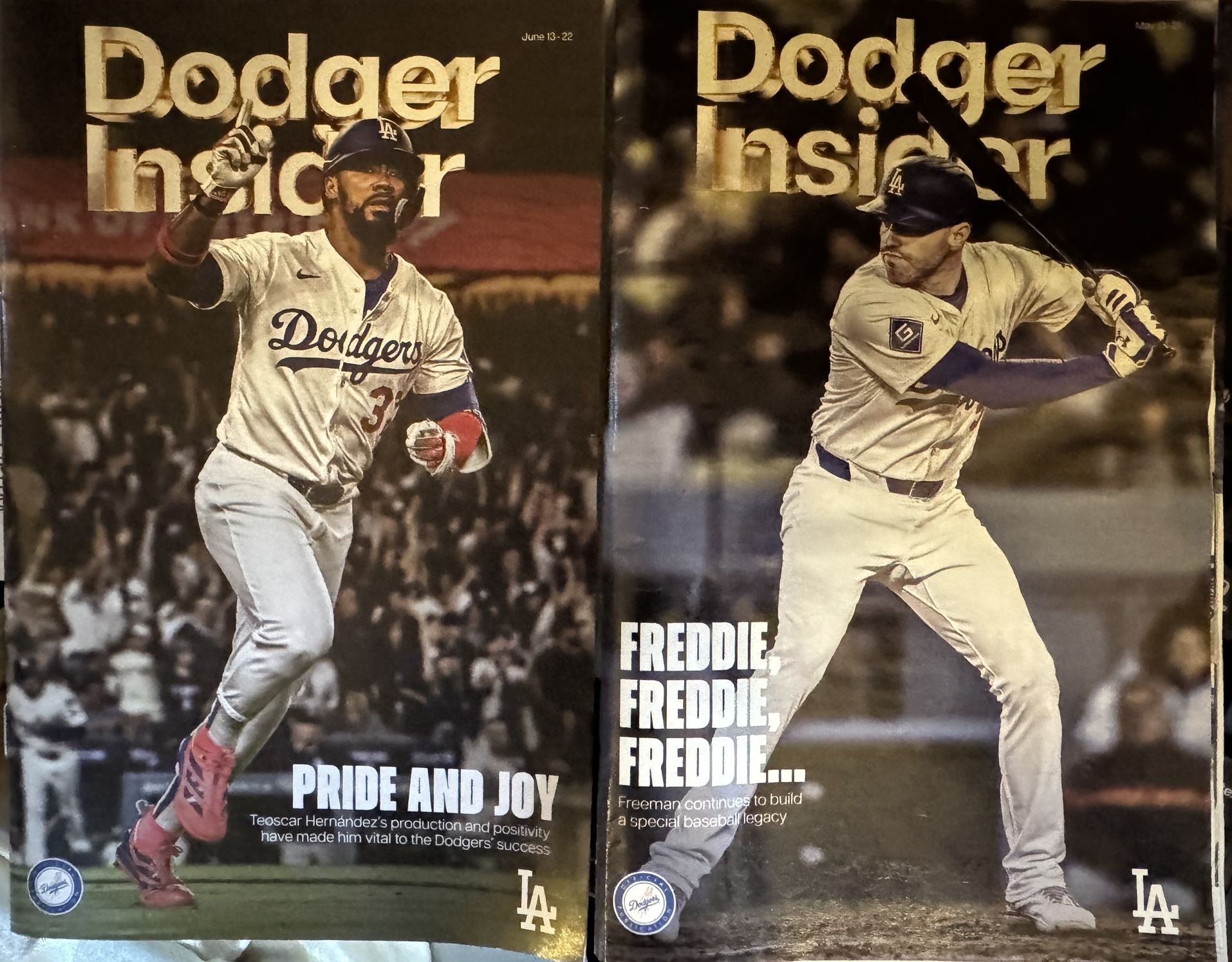 Dodgers Game Program