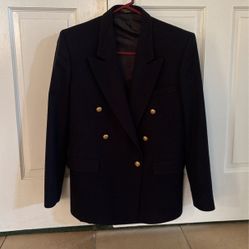 Gant Navy Blue Mens Double Breasted Coat
