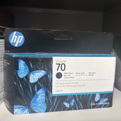 HP 70 Printer Ink- Black Matte (and Other Colors) Standard Yield Ink Cartridge (C9448A)