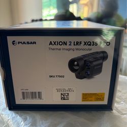 Axion pro 2 monocular/ range finder with thermal