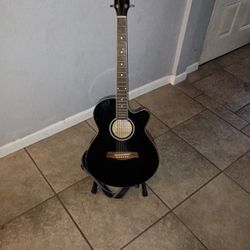 Black Ibanez Acoustic Guitar 