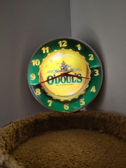 O'douls Beer Bar Clock