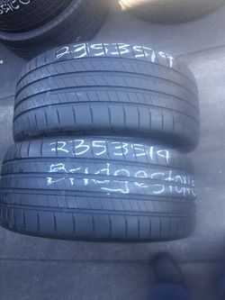 Pair 235/35/19 Bridgestone Potenza