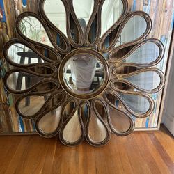 Vintage Flower Mirror