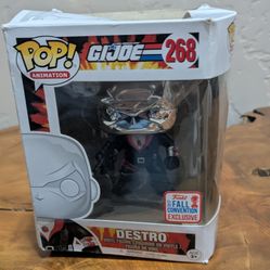 Funko Pop! G.I. Joe – Destro #268 (2017 Fall Convention Exclusive) Out Of Box