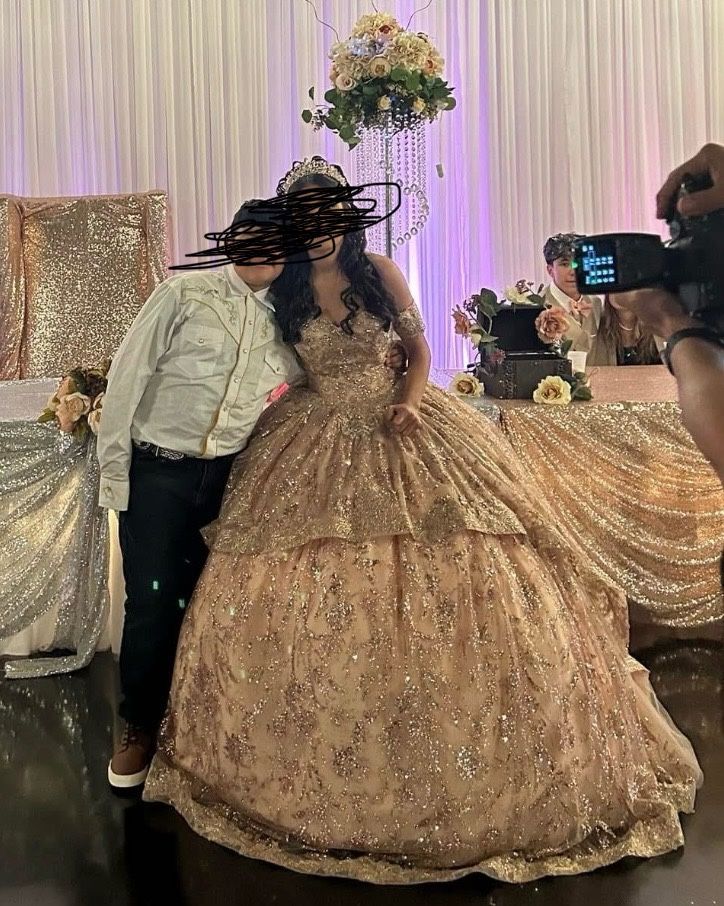 Rose Gold Quince Dress